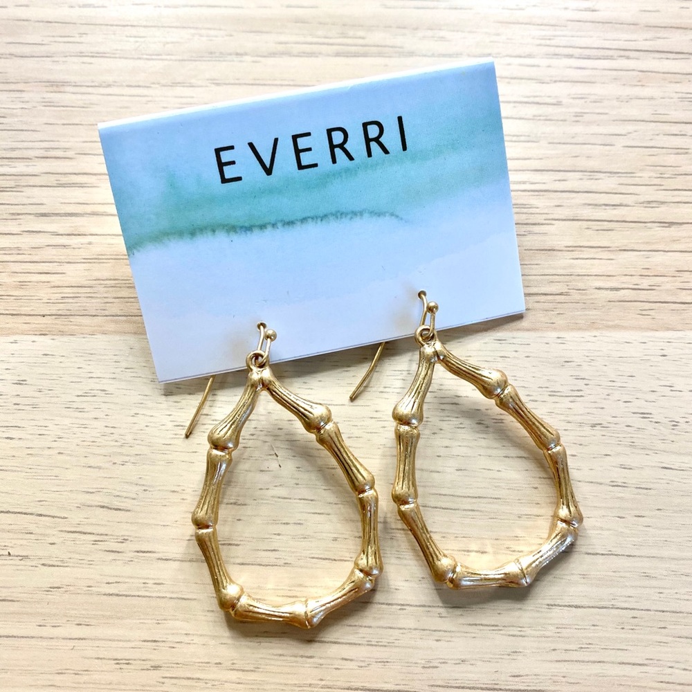 EVERRI - Bamboo Drop Earrings